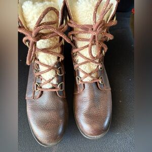 Sorel Brown Lace Up Women's Boots